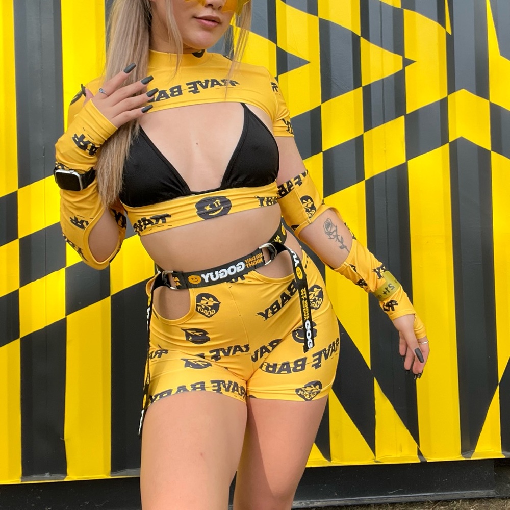 Go Guy rave baby outfit